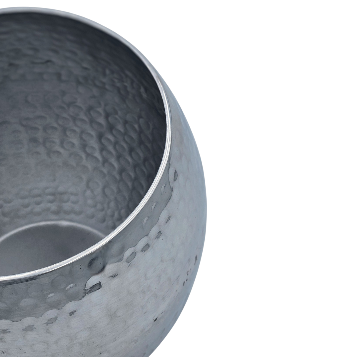 Übertopf Blumentopfe Silber Pflanztopf Deko 2er Set glänzend rund