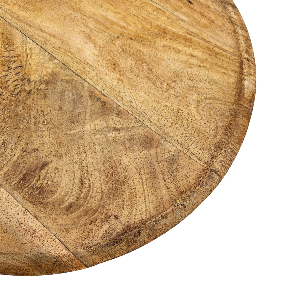 Teller Holzteller Mango Dekoteller Tischdeko Mangoholz Deko Schale Holz Ø 38 cm