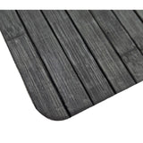 Sofatablett flexibel Bambustablett Bambus Natur anthrazit Armlehnen Schoner - Serviertablett