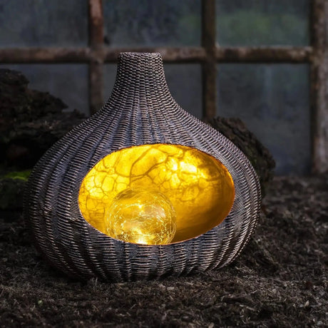 Solarleuchte MALI Solarlampe warmweiß Garten Balkon Laterne - Solarleuchte
