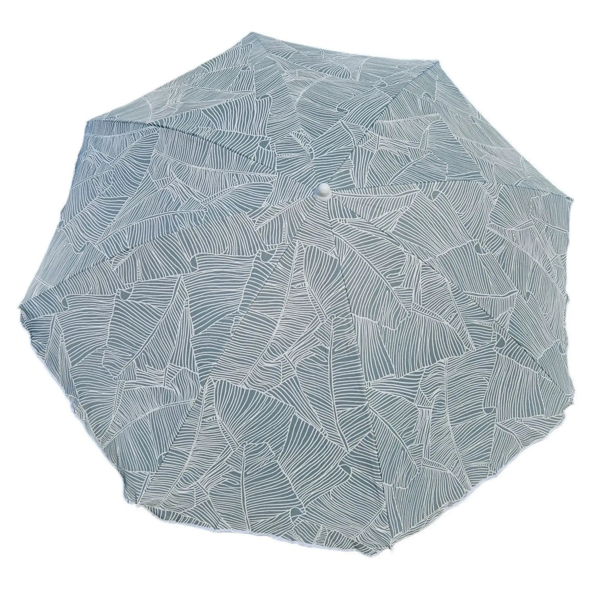 Sonnenschirm Strandschirm Balkonschirm grün creme braun 160 cm UV Schutz 30+ - Sonnenschirm