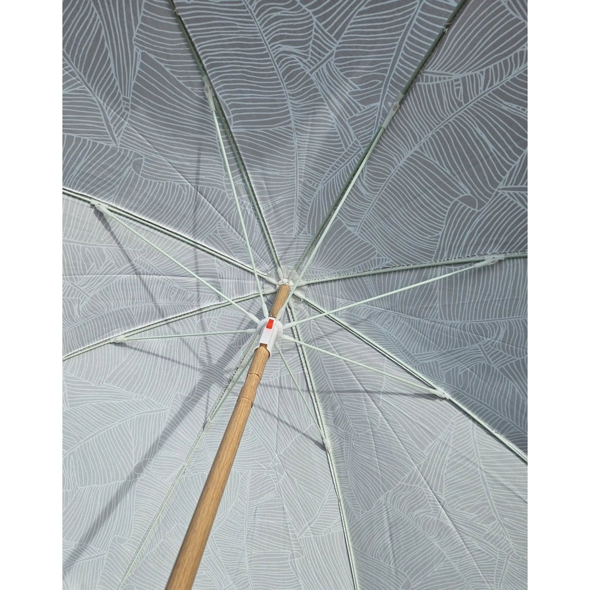 Sonnenschirm Strandschirm Balkonschirm grün creme braun 160 cm UV Schutz 30+ - Sonnenschirm