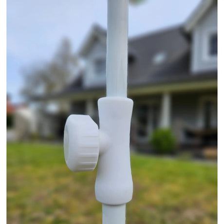 Sonnenschirm Strandschirm Balkonschirm UV Schutz 50+ blau gelb 155 cm bunt - Sonnenschirm