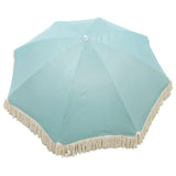 Sonnenschirm Strandschirm Schirm UV Schutz mit Fransen Tasche knickbar Ø 150 cm - Sonnenschirm