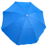 Sonnenschirm Strandschirm Strand Reise Stabil UV Schutz UPF 50+ blau 170 cm - Sonnenschirm