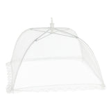 Speisehaube Abdeckhaube Fliegenhaube weiß 2er Set 30x30 cm Zusammenfaltbar - Speisehaube
