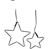 Sternenvorhang Lichterkette LED Timer Batterie 80x85 cm - Lichterkette LED
