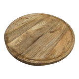 Teller Holzteller Mango Dekoteller Tischdeko Mangoholz Deko Schale Holz Ø 38 cm - Holzteller