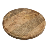 Teller Holzteller Mango Dekoteller Tischdeko Mangoholz Deko Schale Holz Ø 38 cm - Holzteller