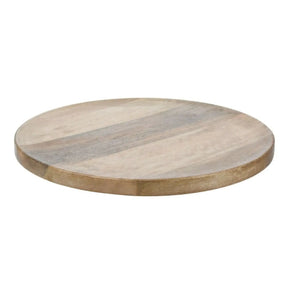 Teller Holzteller Mango Dekoteller Tischdeko Mangoholz Deko Schale Holz Ø 38 cm - Holzteller