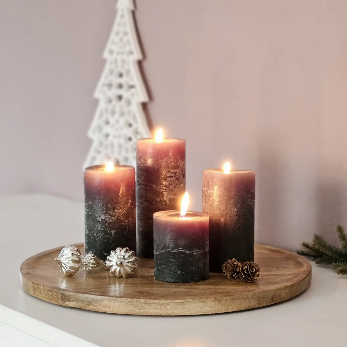 Teller Holzteller Mango Dekoteller Tischdeko Mangoholz Deko Schale Holz Ø 38 cm - Holzteller