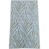 Teppich Outdoor Balkonteppich außen Balkon Terrasse taupe weiß 150 x 90 - Balkonteppich