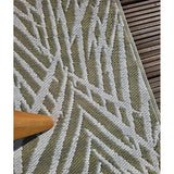 Teppich Outdoor Balkonteppich außen Balkon Terrasse taupe weiß 150 x 90 - Balkonteppich