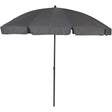 Terrassenschirm Gartenschirm Balkonschirm Sonnenschirm UV35+ anthrazit 240 cm - Terrassenschirm