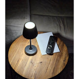 Tischleuchte Lampe Leuchte LED weiß schwarz Batterie Leselampe Nachttischlampe - Leuchte Touch