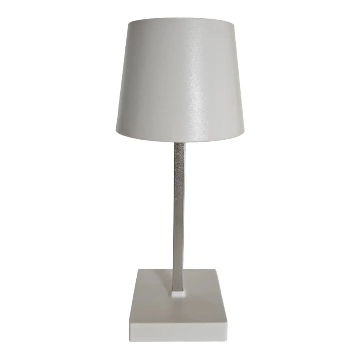 Tischleuchte Touch dimmbar LED Lampe Leuchte weiß silber kabellos Höhe 26 cm - Leuchte Touch