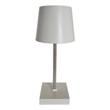 Tischleuchte Touch dimmbar LED Lampe Leuchte weiß silber kabellos Höhe 26 cm - Leuchte Touch