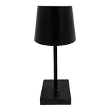 Tischleuchte Touch dimmbar LED Lampe schwarz kabellos Höhe 26 cm - Leuchte Touch