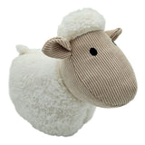 Türstopper Türsack Schaf Kuh Hund Türpuffer für Boden Stoff und Sand weiß beige - Schaf - Türstopper