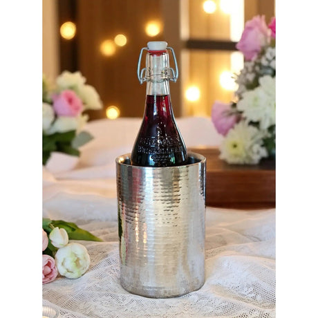 Weinkühler Flaschenkühler Sektkühler Edelstahl doppelwandig Getränkekühler - Flaschenkühler