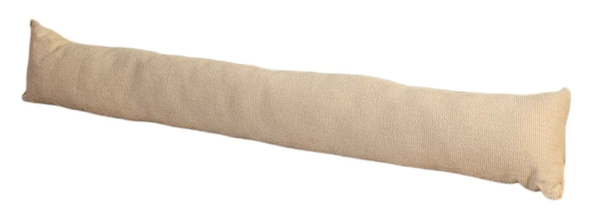 Zugluftstopper Türdichtung Türwindstopper Türen und Fenster Stoff grau creme beige 90 cm - Zugluftstopper