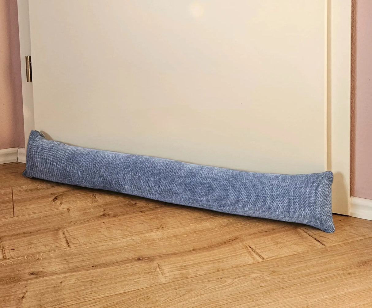 Zugluftstopper Türdichtung Türwindstopper Türen und Fenster Stoff grau creme beige 90 cm - Petrol - Zugluftstopper