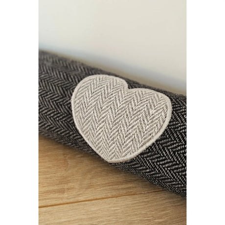 Zugluftstopper Windstopper Türdichtung Türvorleger Stern grau 90x10 cm - Zugluftstopper