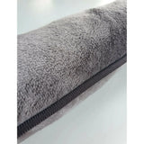 Zugluftstopper Windstopper Türwindstopper Zugluft Microfaser 90 cm Dunkelgrau - Türwindstopper