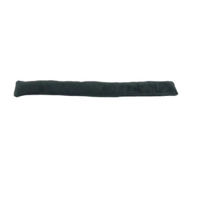 Zugluftstopper Windstopper Türwindstopper Zugluft Microfaser schwarz 90 cm - Zugluftstopper